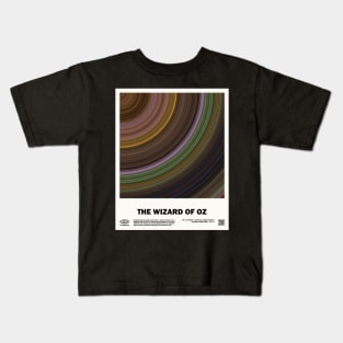 minimal_Wizard of Oz Circular Movie Kids T-Shirt